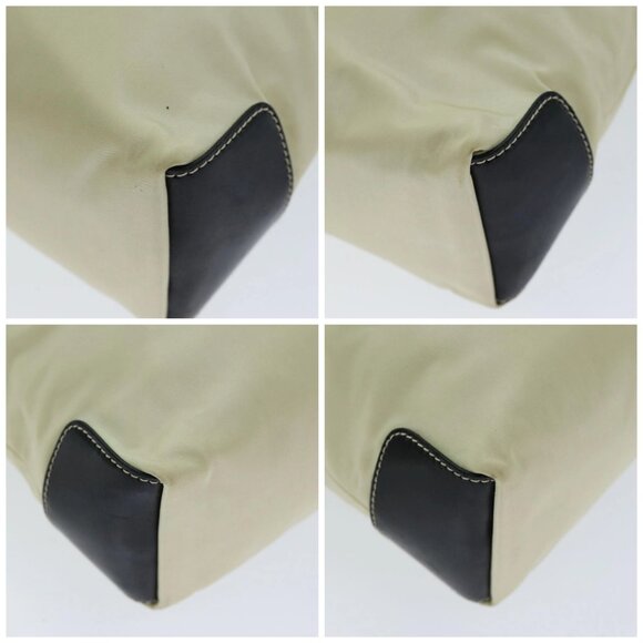 PRADA Hand Bag Nylon Cream Auth - Picture 16 of 16